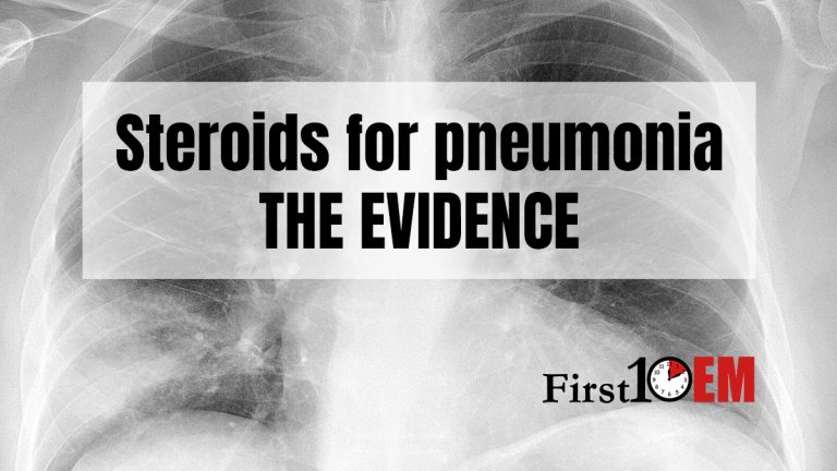 What Type Of Pneumonia Is Treated With Steroids